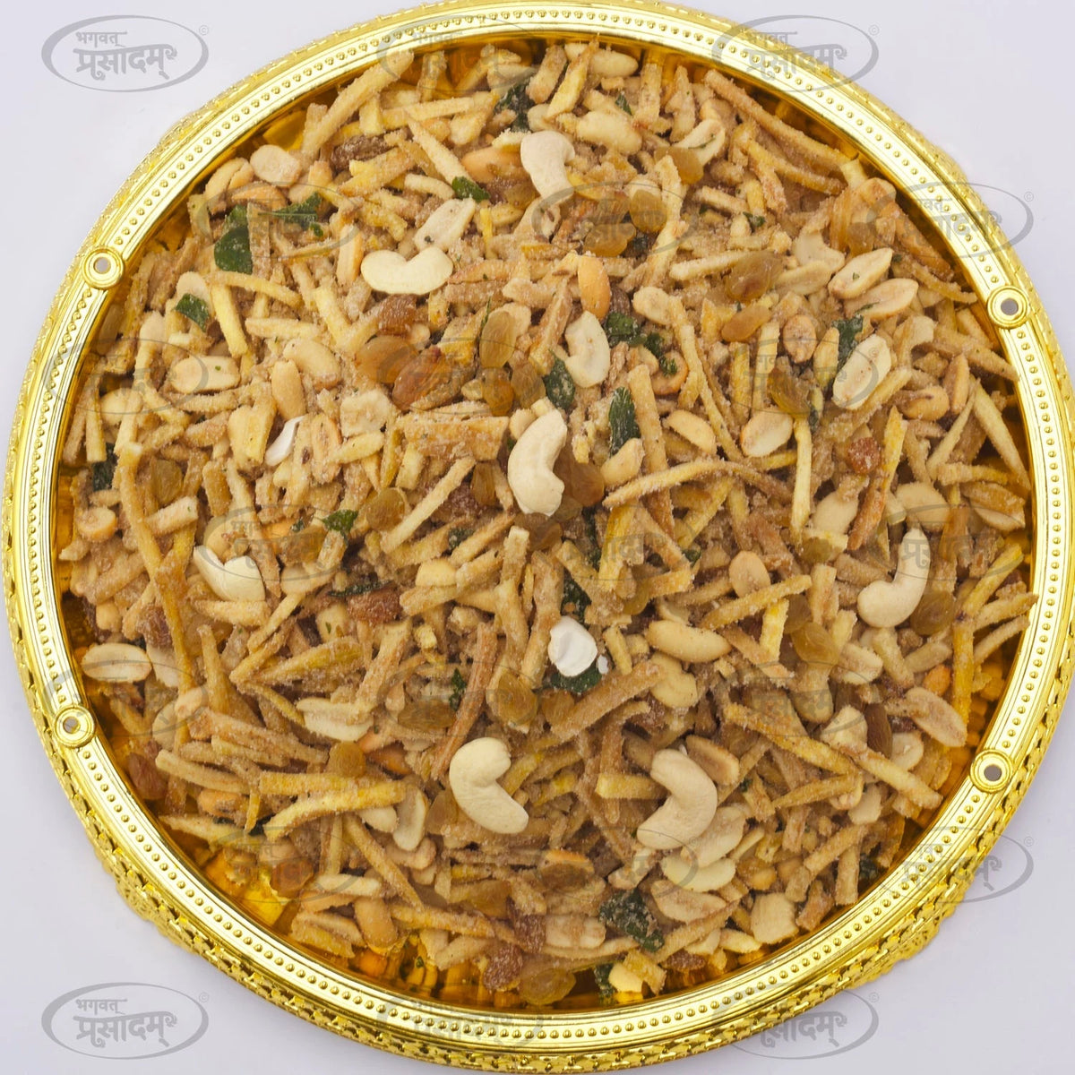 Sweet Indian snack banana chivda mixture