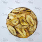 crispy banana chips seasoned with black pepper