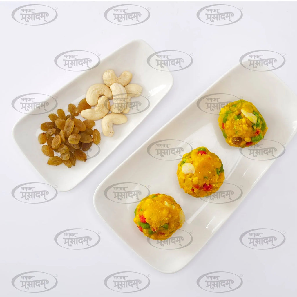 Traditional Indian Sweet Made with Boondi Pearls and Ghee