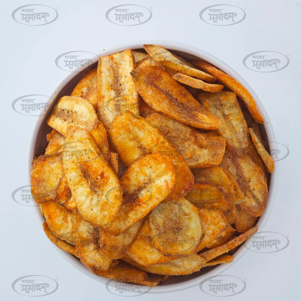 Traditional Gujarati Banana Masala Wafer