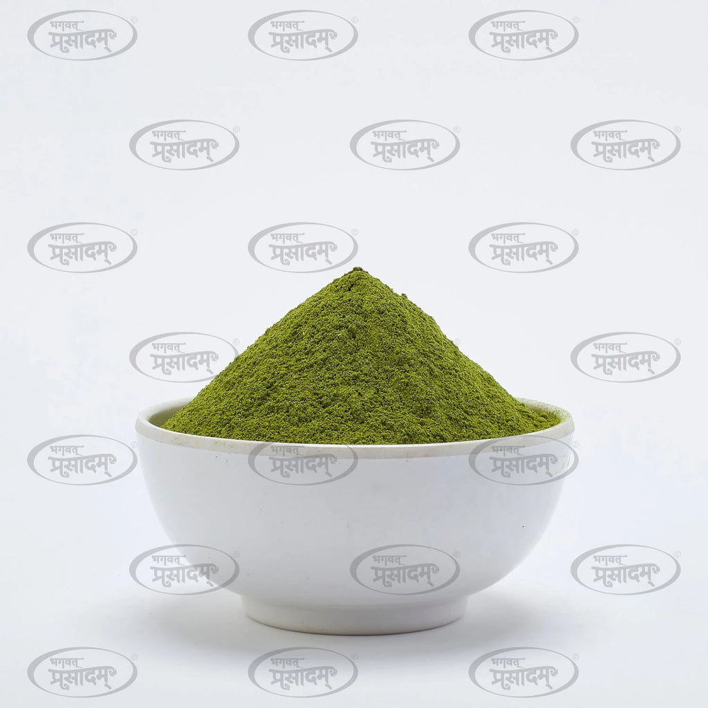 Natural Mehndi Powder - Pure Henna for Hair and Body - product close-up view