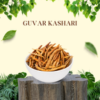 Bhagvat Prasadam Guvar Kashari Dried Cluster Beans close-up