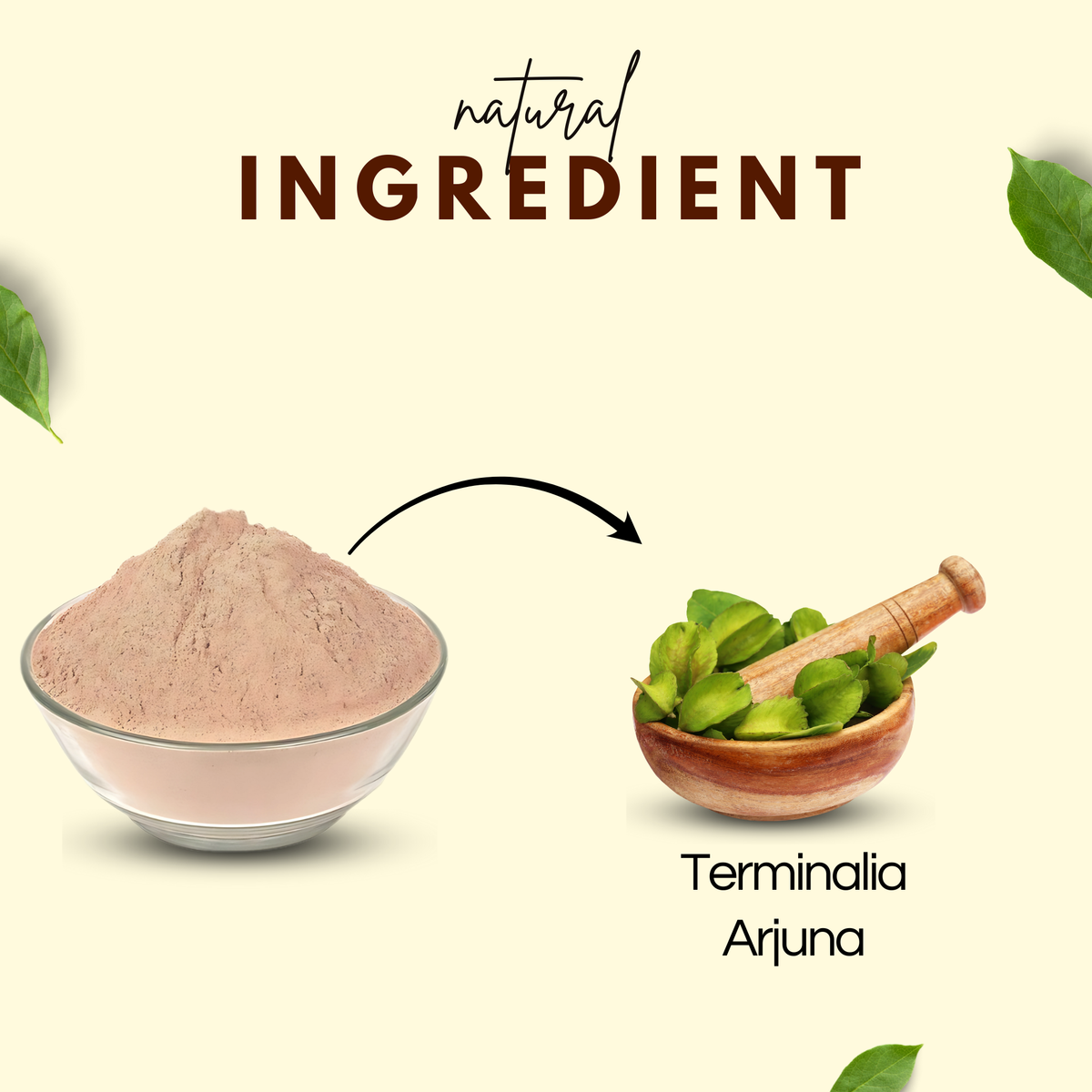 Arjun Powder - Ayurvedic powder - nutritional information label