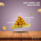 Fresh Besan Ladoo Made with Pure Ghee and Sugar