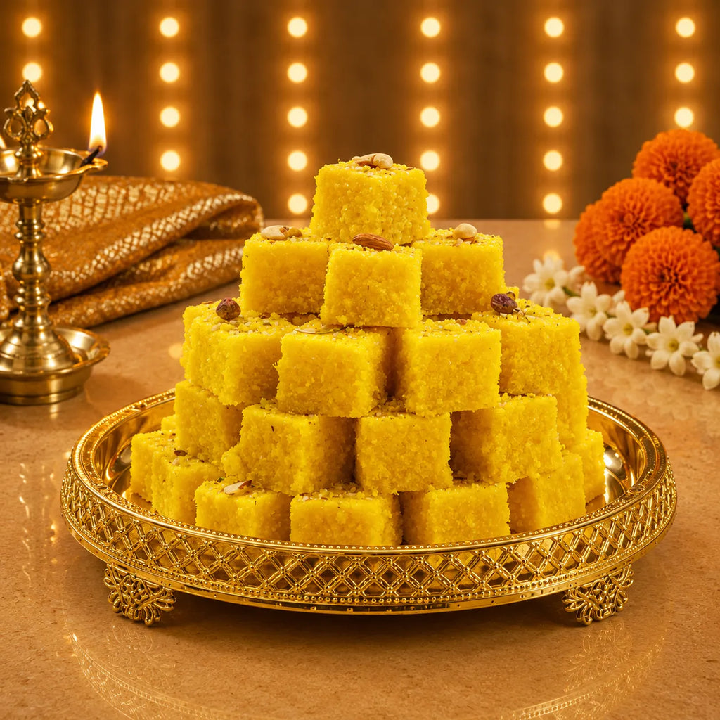 Kopra Pak – Traditional Gujarati Coconut Barfi