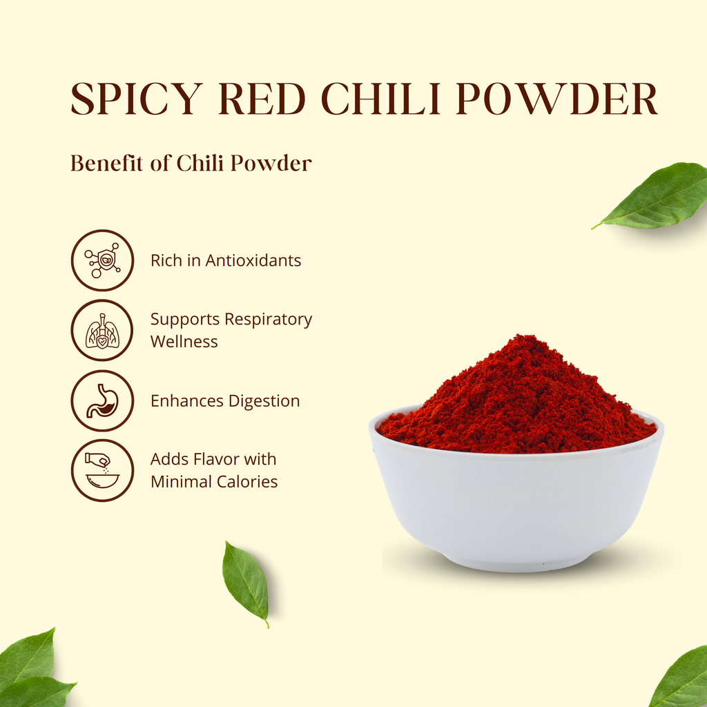 Chili Powder - Pure & Spicy Indian Red Chili Powder - ingredients and usage details