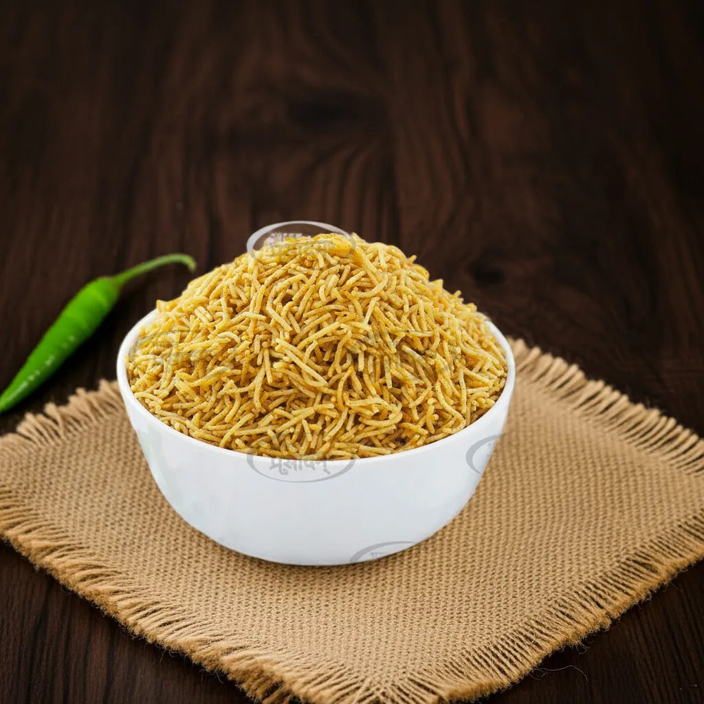આલુ સેવ - ક્રિસ્પી પોટેટો ડીલાઈટ
