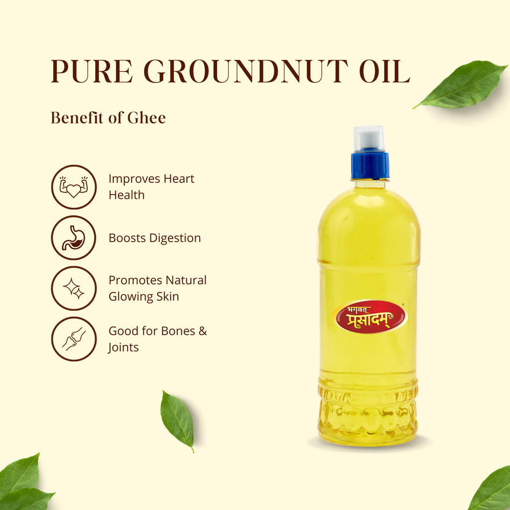 Organic Pure Groundnut Oil for Cooking