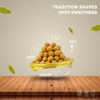 Fresh Besan Ladoo Made with Pure Amul Ghee