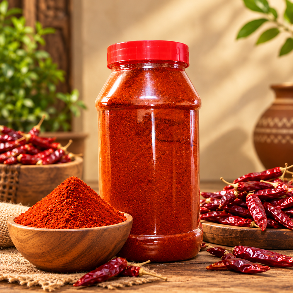 Authentic Indian Red Chili Powder – 1 KG Pack