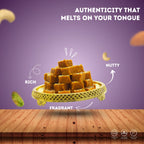 Mohanthal - Traditional Gujarati Sweet - product close-up view