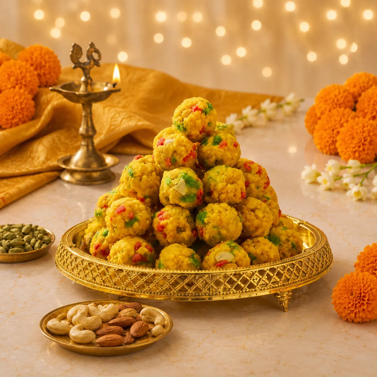 Boondi Laddu – Traditional Gujarati Sweet