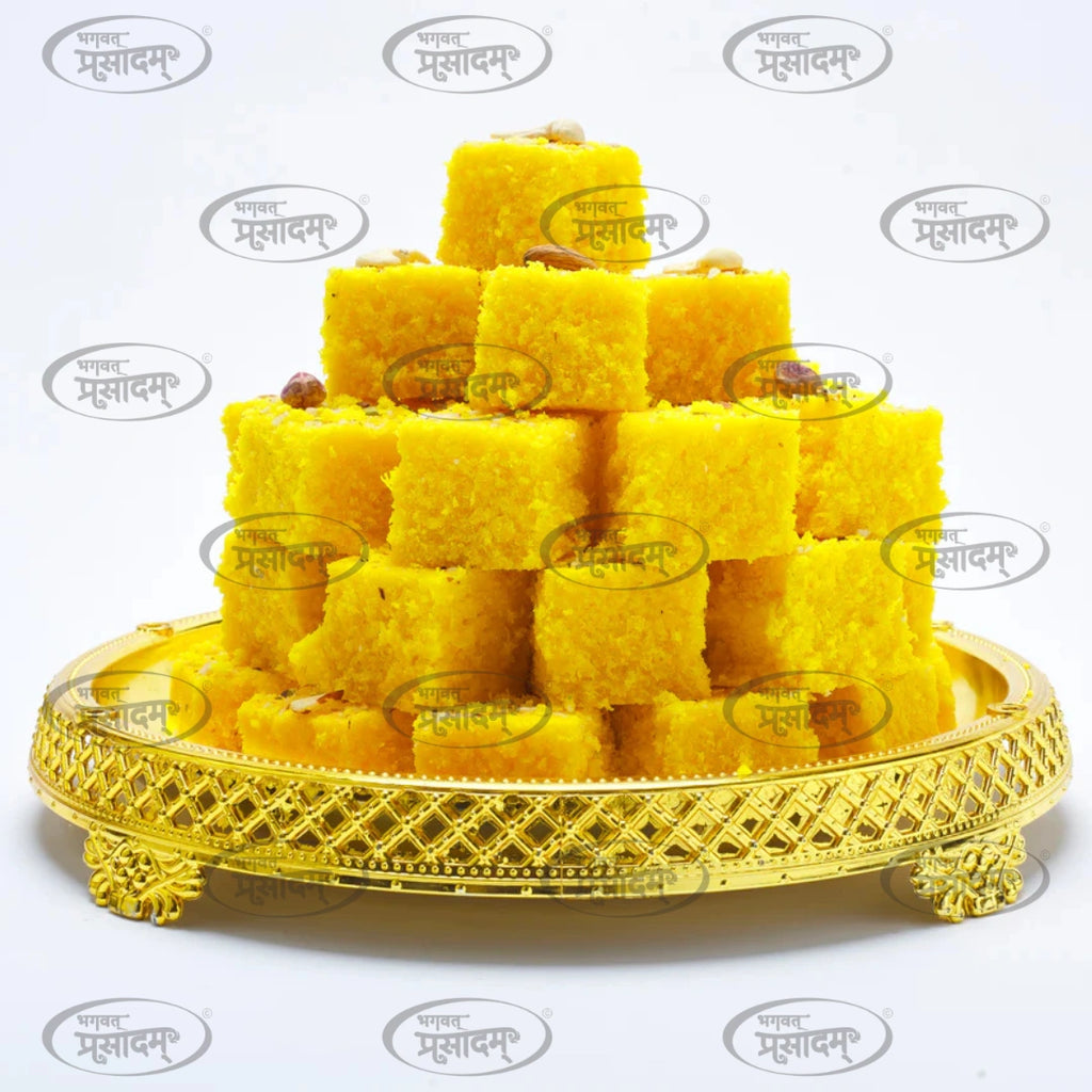 Traditional coconut barfi