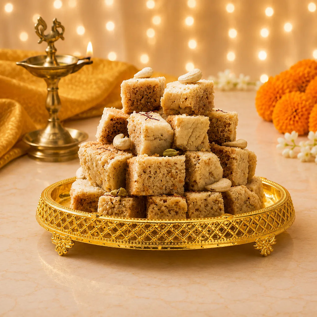 Kaju Mysore Pak – Traditional Gujarati Cashew Sweet