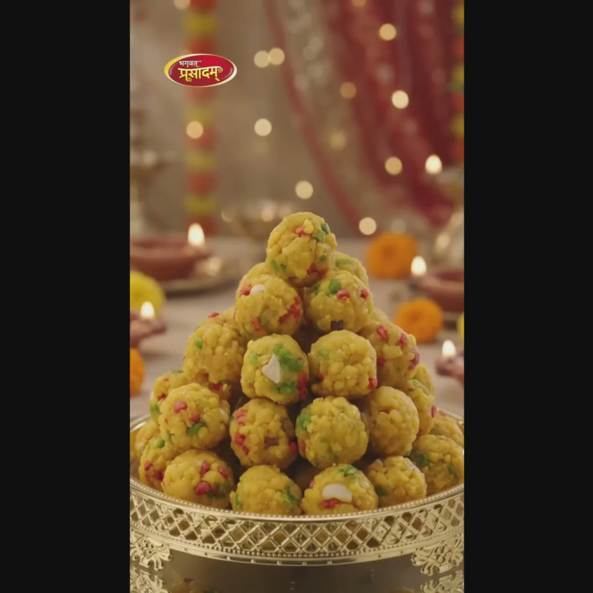 Authentic Boondi Laddu – Traditional Gujarati Mithai by Bhagvat Prasadam
