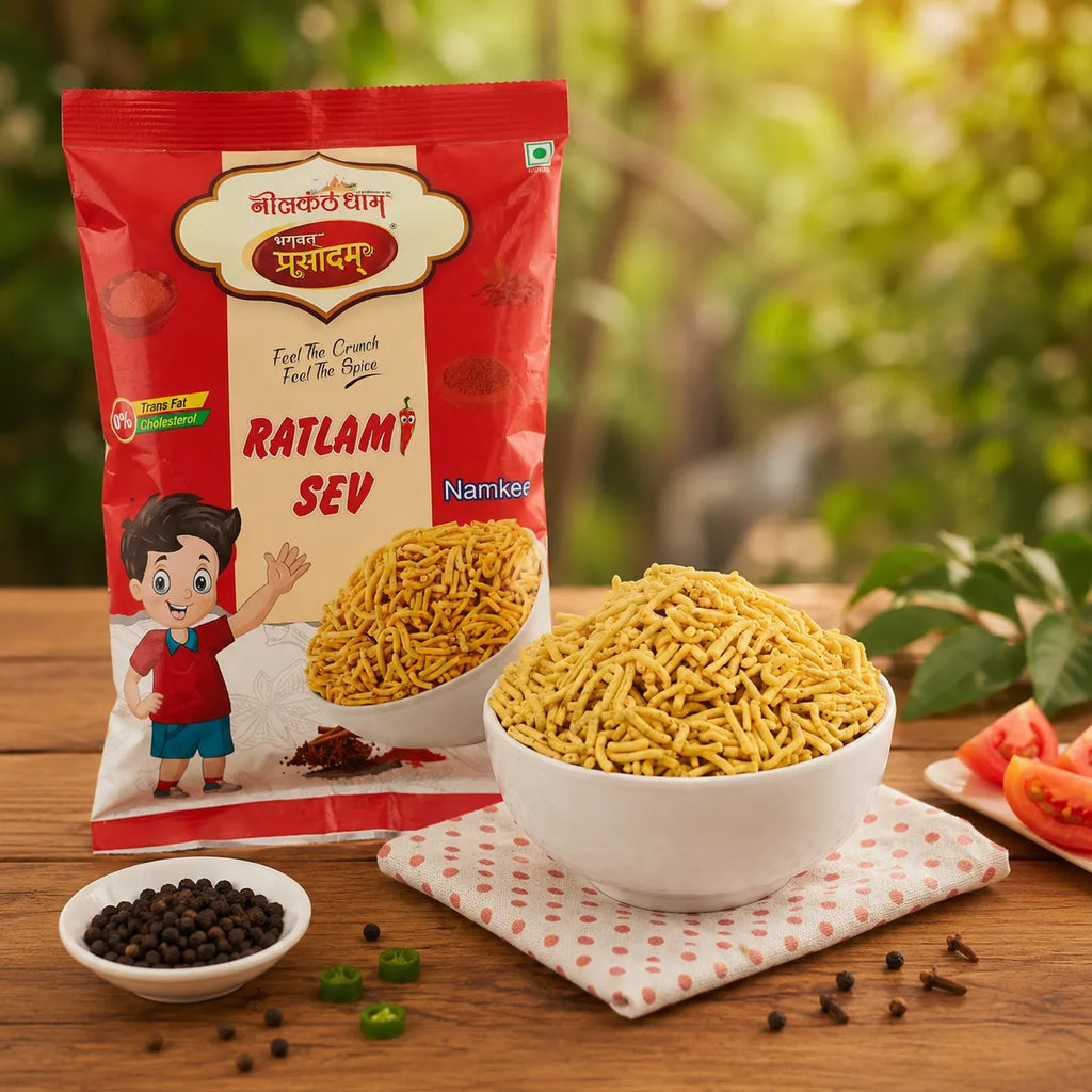 authentic spicy and crispy Indian namkeen snack
